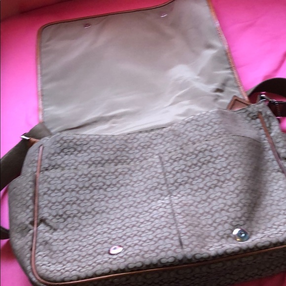Coach - computer/diaper bag - Picture 2 of 6